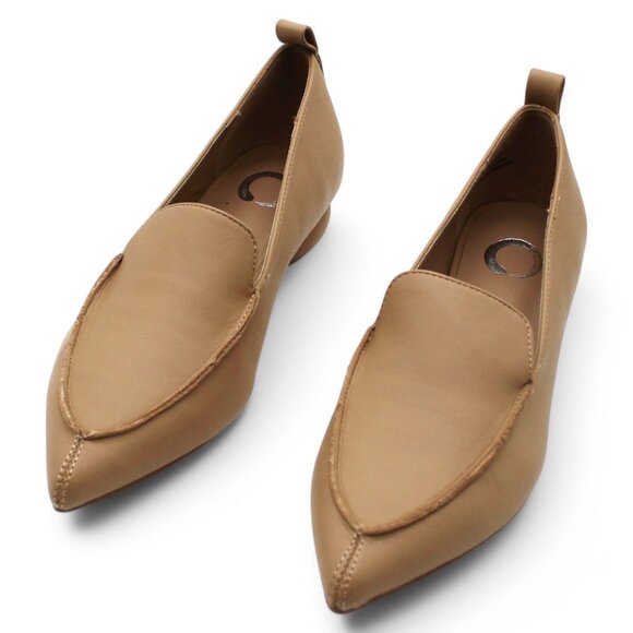 Journee Collection Women's Maggs Pointed Toe Loafers - Tan - Picture 2 of 7